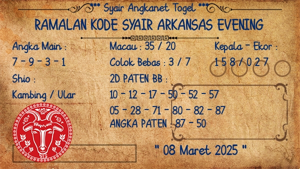 Prediksi Arkansas Evening