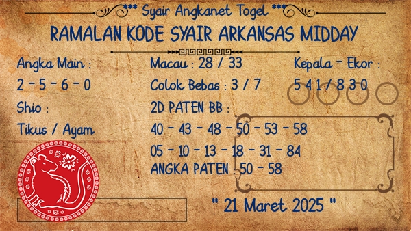 Prediksi Arkansas Midday