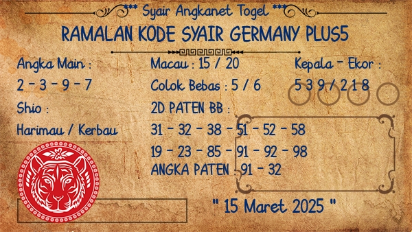 Prediksi Germany Plus5