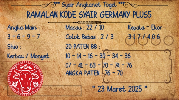 Prediksi Germany Plus5