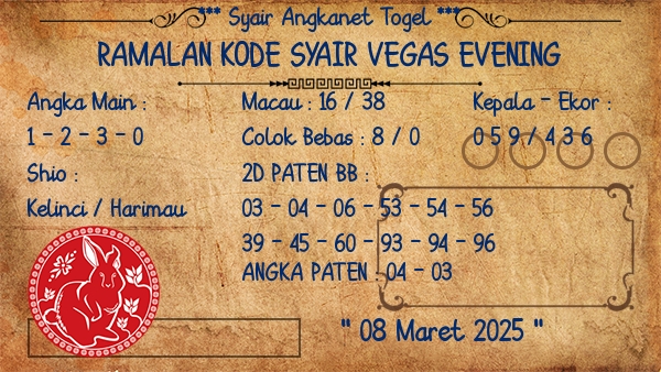 Prediksi Vegas Evening